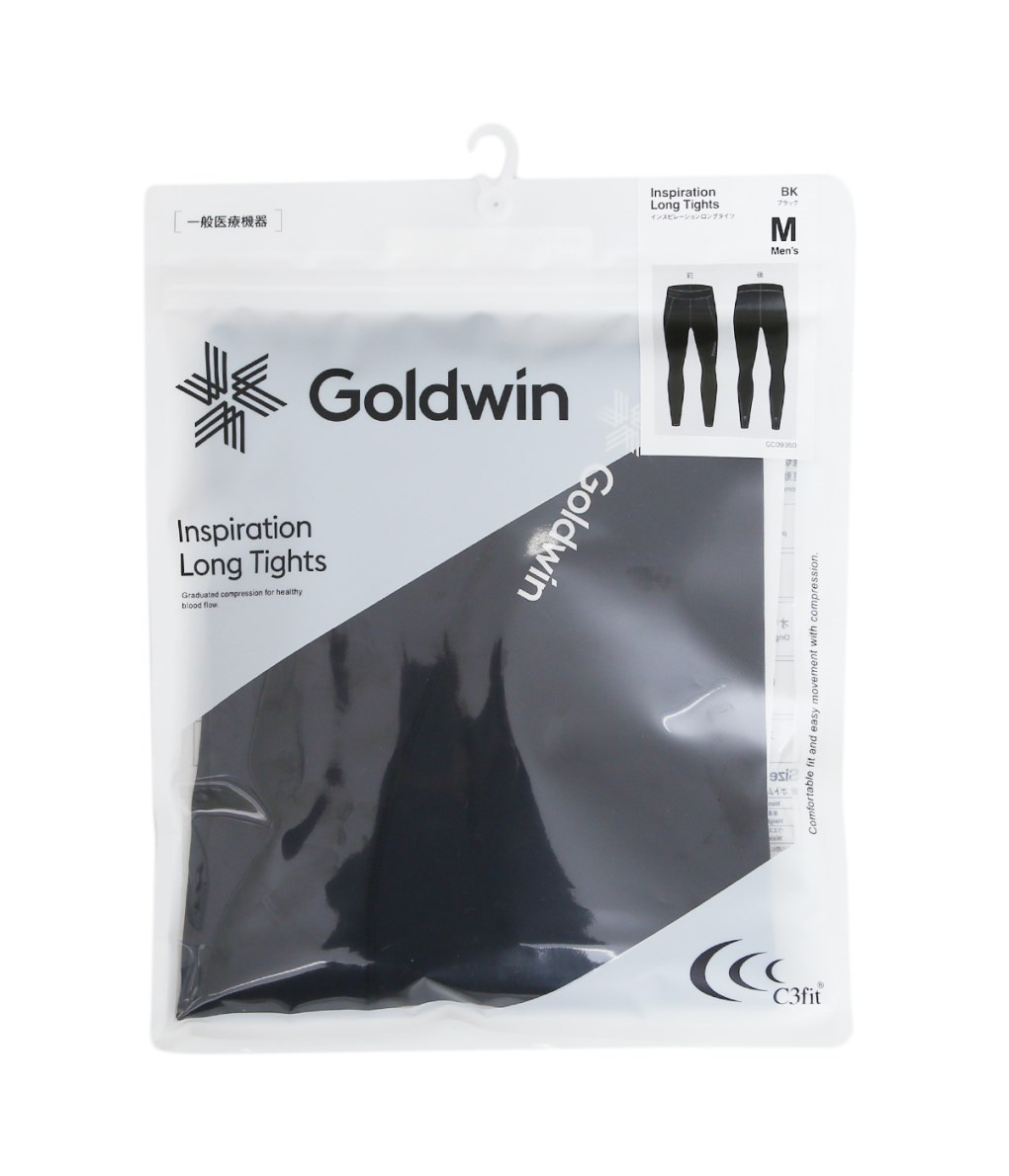 GOLDWIN / ゴールドウィン : Inspiration Long Tights : インスピレーション ロング タイツ メンズ UVガード スポーツ 弾性ストッキング : GC09350【PIE】