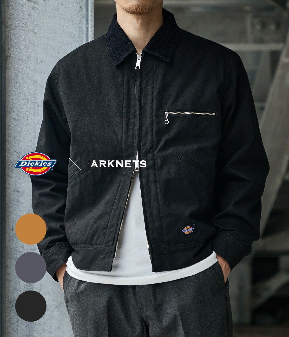 USED Paradise ディッキーズブルゾン ネイビー Mサイズ 楽天市場