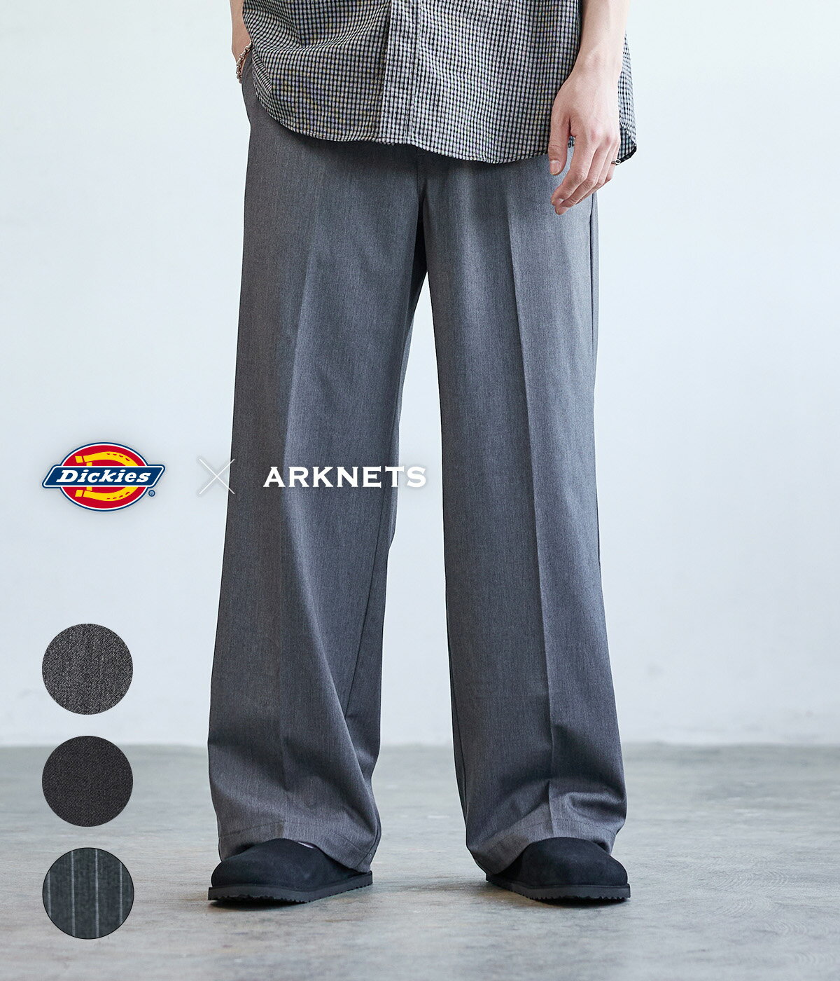 Dickies : 別注 MIDDLE RISE WORK PANTS / 全3色 : ONLYARK-3-2619