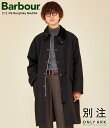 Barbour / バブアー : 別注 OS Burghley Modifie / 全2色 : OS バーレー モディファイ タウンユース センターベント ダブルフロント フラップポケット チェック柄 ミドルコート コットン コーデュラ : ONLYARK-0-1037