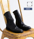 GUIDI / グイディ : 988 Horse Full Grain Backzip Boot : 988 ホースフルグレインバックジップブーツ グイディ ブーツ シューズ 革靴 レザー ワンピースレザー グッドイヤーウェルト製法 ブラック シンプル メンズ : 988-HORSE