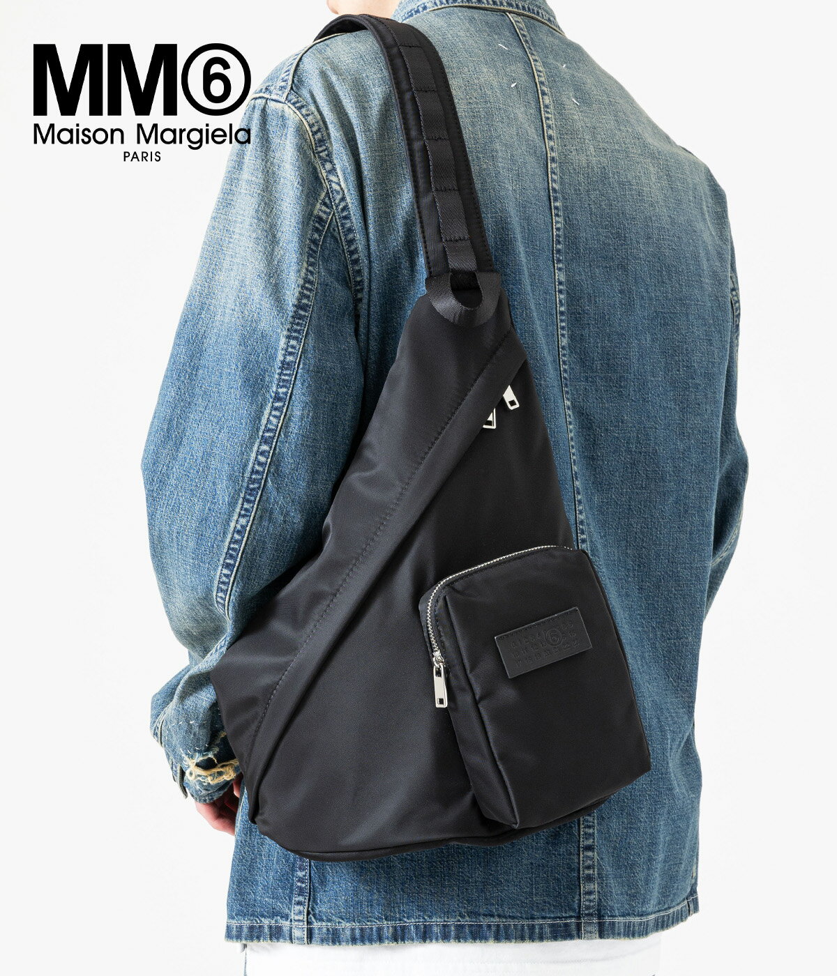 [送料無料]MM6 Maison Margiela : JAPANESE SLING BAG : SB5WG0019-P8504[RIP]