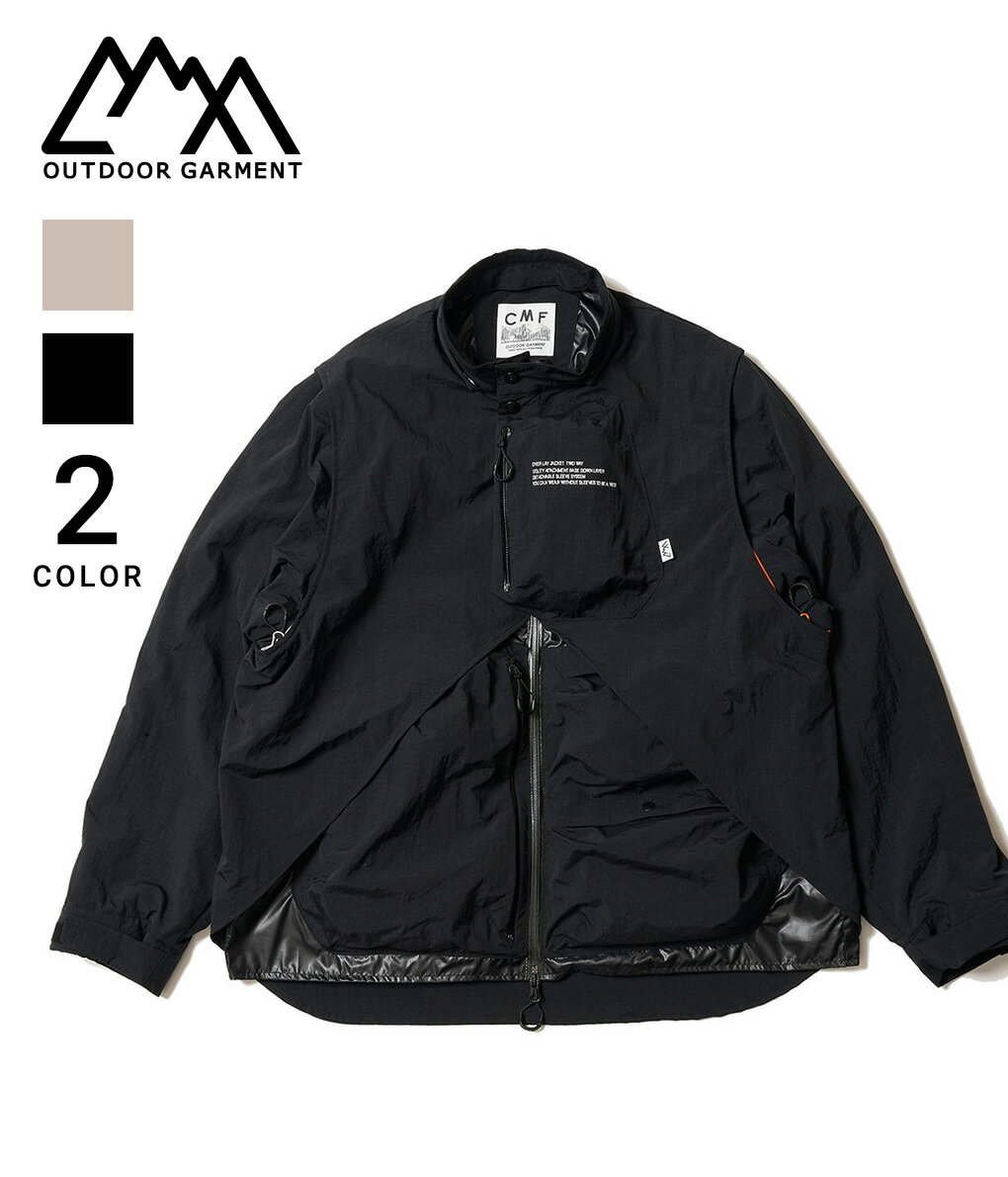 CMF OUTDOOR GARMENT / V[GGt AEghA K[g : OVERLAY JACKET / S2F : I[o[C WPbg xXg 2way E u] oR W[ nCLO AEghA ubN O[W : CMF2202-J17CyASTz