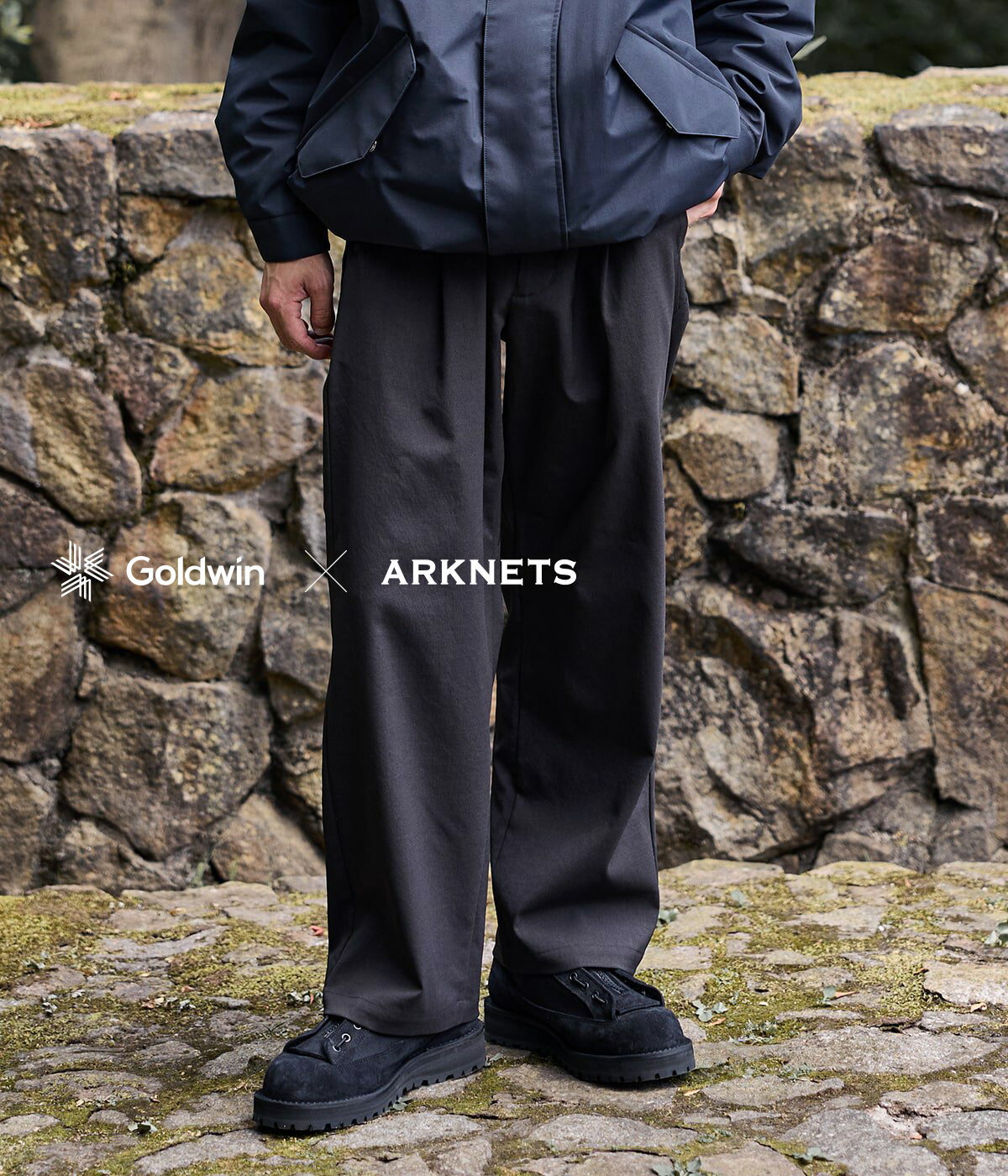 [����̵��]Goldwin : ���� Dry Stretch Twill Tuck Straight Pants : ONLYARK-3-2508[PIE][R...