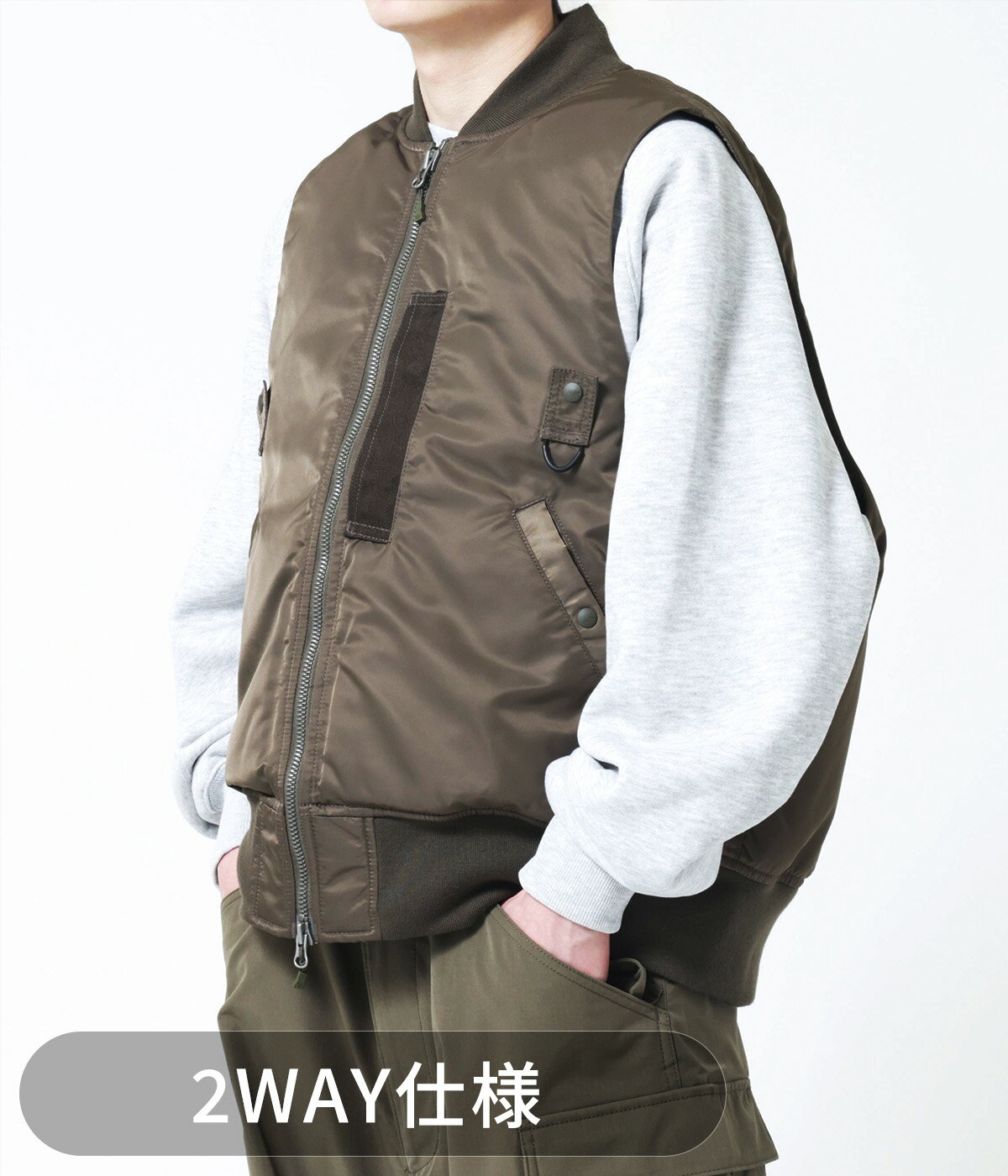 [SALE]DAIWA PIER39 : TECH 2WAY MA-1 DOWN JACKET : BW-40025W[PIE][REA]