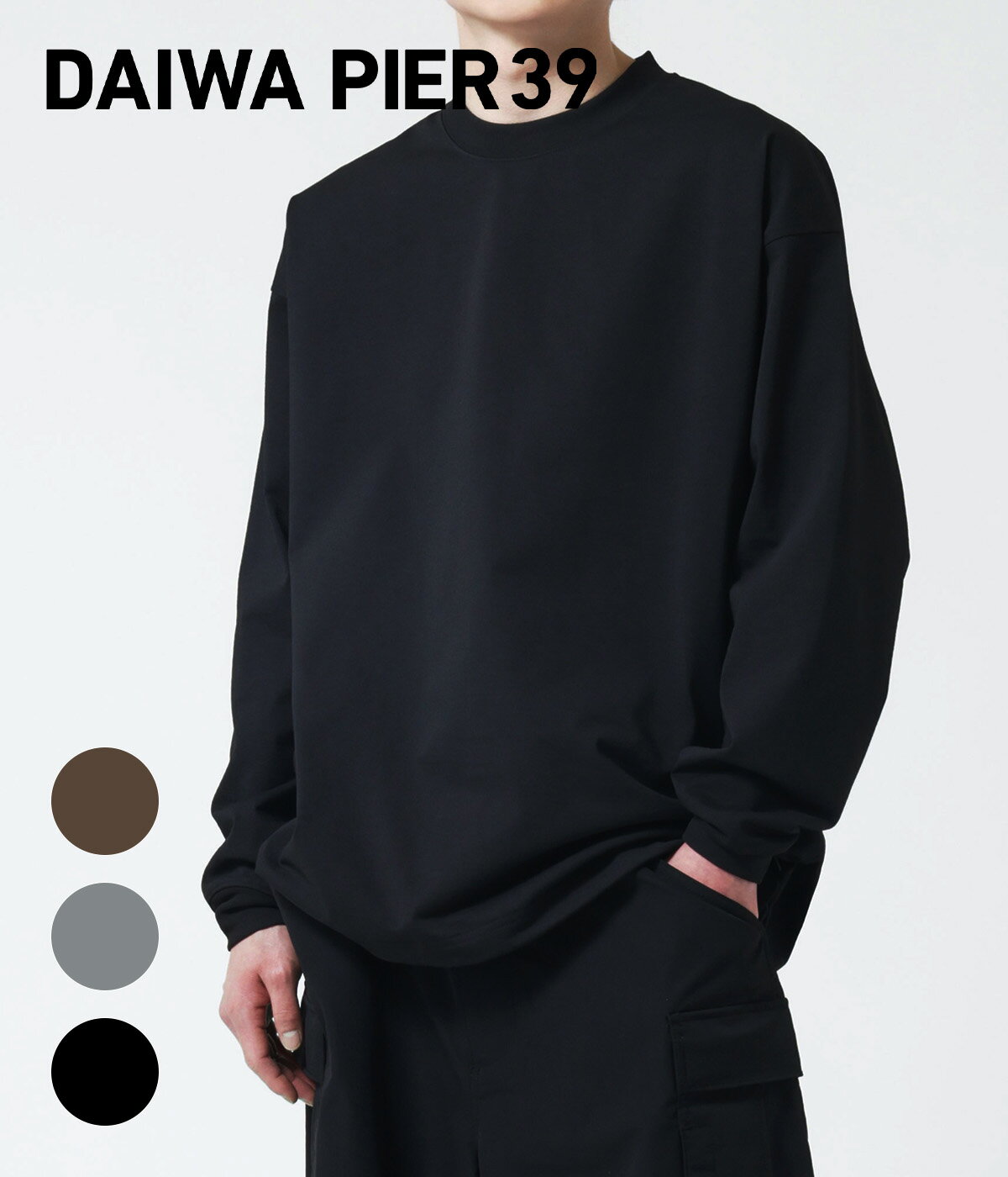 [送料無料]DAIWA PIER39 : TECH DRAWSTRING TEE L/S / 全3色 : BE-31025W[REA][PIE]