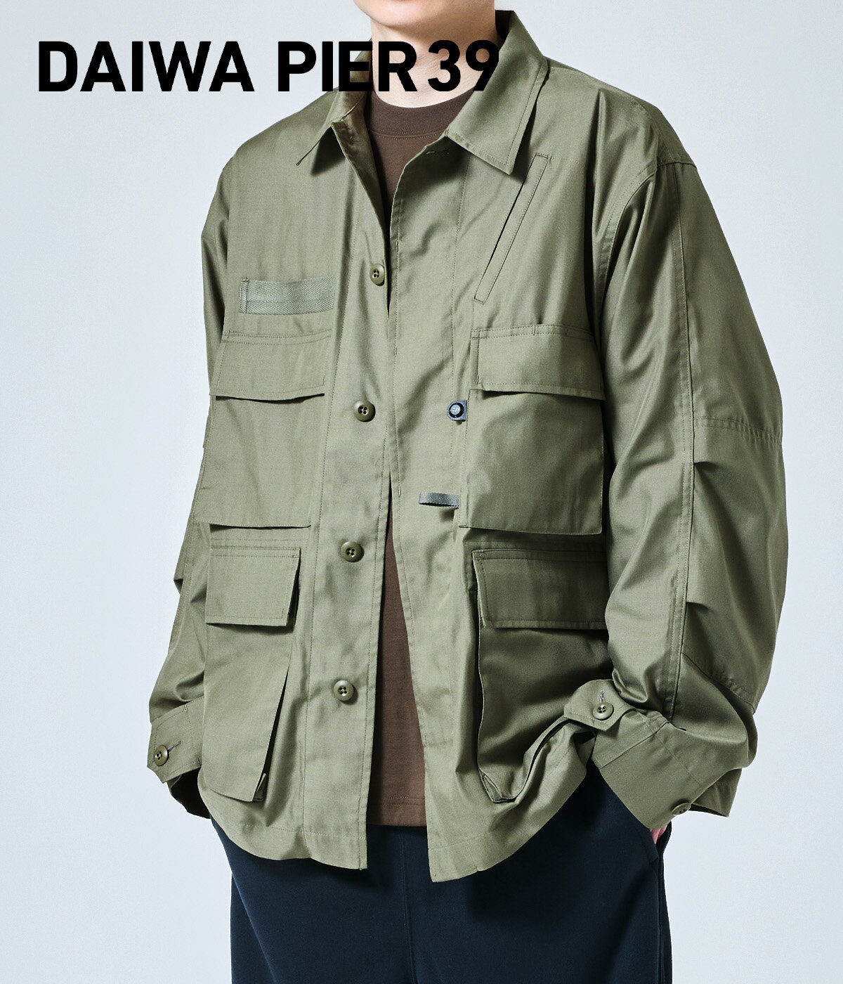 [P10倍]DAIWA PIER39 : TECH MULTI FISHING POCKET MIL BDU SHIRT L/S / 全3色 : BE-83026[PIE][REA]（楽天・ARKnets）