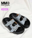 メゾン マルジェラ サンダル メンズ 【送料無料】MM6 Maison Margiela / エムエムシックス メゾンマルジェラ : SANDAL : サンダル パンプス MM6 マルジェラ Maison Margiela シューズ バックルサンダル ブラック ベルト クロスオーバーストラップ イタリア製 : S59WP0177P5263H9559【ANN】