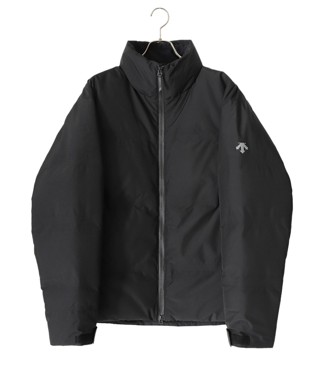 デサント ダウンジャケット メンズ 【送料無料】DESCENTE ALLTERRAIN / デサントオルテライン (水沢ダウン) : GORE INFINIUM DOWN JACKET : ゴアテックス インフィニアム ダウン ジャケット スタンドカラー 750フィルパワー 撥水 保温 防風 ブラック 黒 フルジップ : DOMWGC44【NOA】