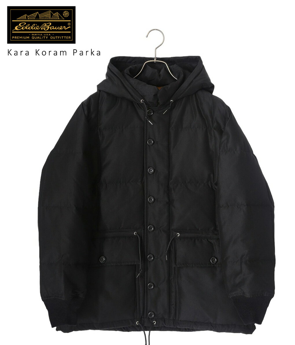 Eddie Bauer Black Tag Collection / エディー・バウアーブラックタグコレクション : 【レディース】Kara Koram Parka / 全2色 : カラコラムパーカー アウター ダウン アメリカン アルパイン クラブ ブラック ベージュ : EB0102-L1001【DEA】