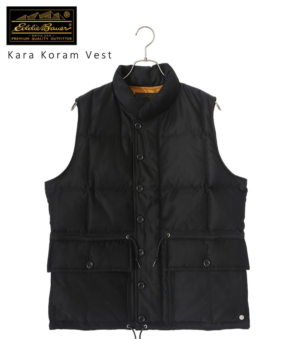 Eddie Bauer Black Tag Collection / エディー・バウアーブラックタグコレクション : 【レディース】Kara Koram Vest / 全2色 : カラコラムベスト ベスト ダウン アメリカン アルパイン クラブ ブラック ベージュ : EB0102-L1004【DEA】