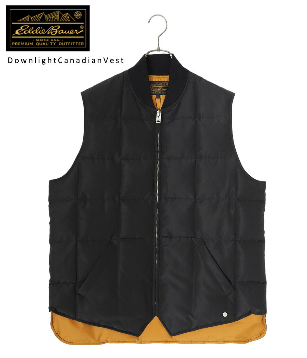 Eddie Bauer Black Tag Collection / GfB[EoEA[ubN^ORNV : Downlight Canadian Vest / S2F : _ECg JifBA xXg AE^[ _ExXg Ci[xXg ubN x[W : EB0102-M1005yMUSz