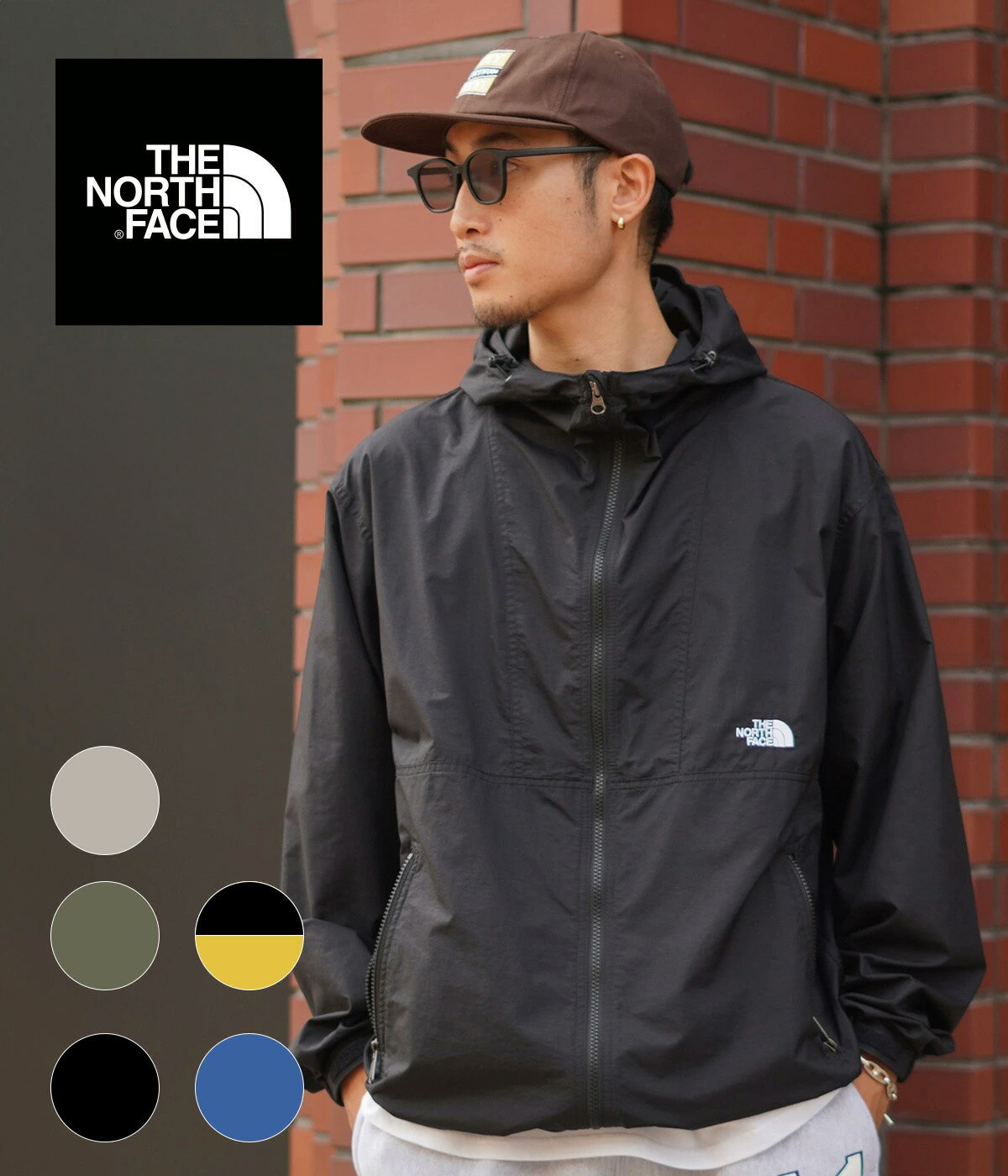 THE NORTH FACE / ザ ノースフェイス : Compact Jacket / 全5色 : コンパクト ジャケット レディース アウター ライトシェル アウトドア シンプル レインジャケット 防風 撥水 シェルジャケット ナイロンジャケット : NP72230【WAX】【REA】【DEA】