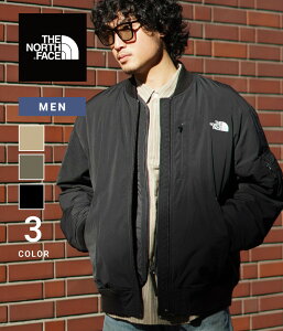 【ダウンフェア】THE NORTH FACE / ザ ノースフェイス : Insulation Bomber Jacket / 全3色 : MA-1 ボンバージャケット インサレーション 中綿 プリマロフト サスティナブル 軽量 撥水 防寒 防風 ミリタリー ブラック オリーブ ケルプタン : NY82132【WAX】【REA】