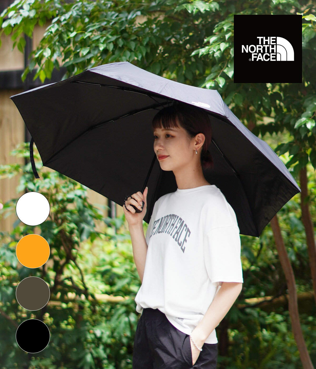 【送料無料】THE NORTH FACE / ザ ノースフェイス : Module Umbrella / 全4色 : 傘 モジュール アンブレラ 折りたたみ傘 軽量 丈夫 メンズ レディース ユニセックス ブラック 人気 直径100cm 修理可 リサイクルナイロン 雨傘 日傘 UVカット UVケア : NN32329【WAX】