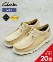 Clarks / クラークス : Wallabee GTX : ワラビー Gore-tex ゴアテックス レザーシューズ ブーツ レースアップ チャッカブーツ スウェード 革靴 本革 防水 Vibram ビブラム 人気 全天候対応 メープル ベージュ カジュアル : 26172074【STD】