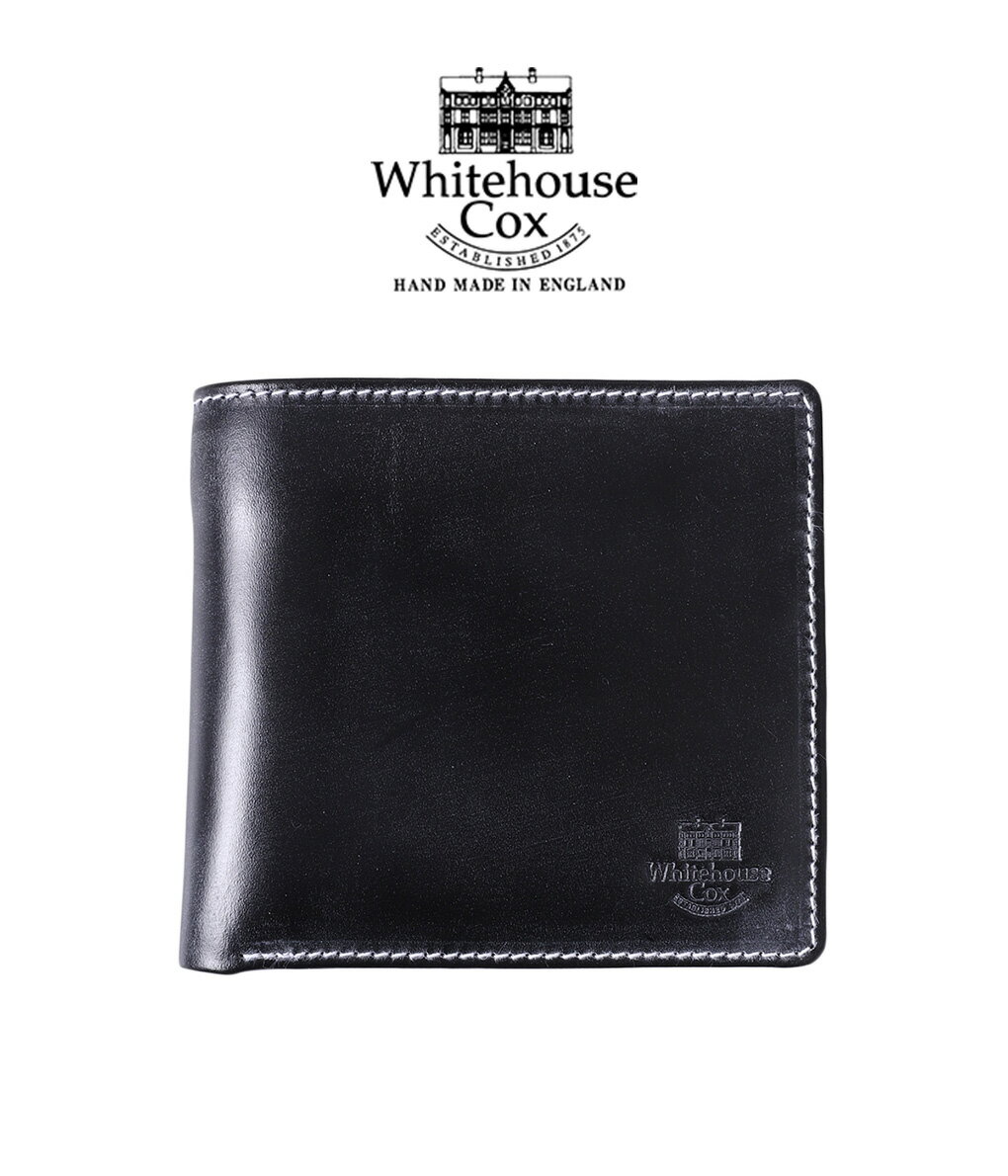 ホワイトハウスコックス Whitehouse Cox / ホワイトハウスコックス : NOTECASE WITH COIN CASE (HOLIDAYLINE) / 全3色 : 財布 ウォレット 革財布 ブライドル レザー イギリス ギフト 小物 二つ折り ホリデーライン クリスマスシーズン 刻印 : S7532-BR2-2022HL【MUS】