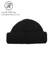 KIJIMA TAKAYUKI / キジマ タカユキ : KNIT DECK CAP : ニットデッキキャップ ニットキャップ 帽子 折り返し 高さ調節可 ウールアクリル : KN-232801【RIP】【BJB】【宅急便コンパクト】