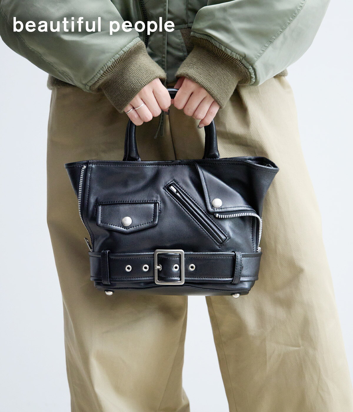 [送料無料]beautiful people : excerption riders kids tote bag : 1636611905[ANN][U]