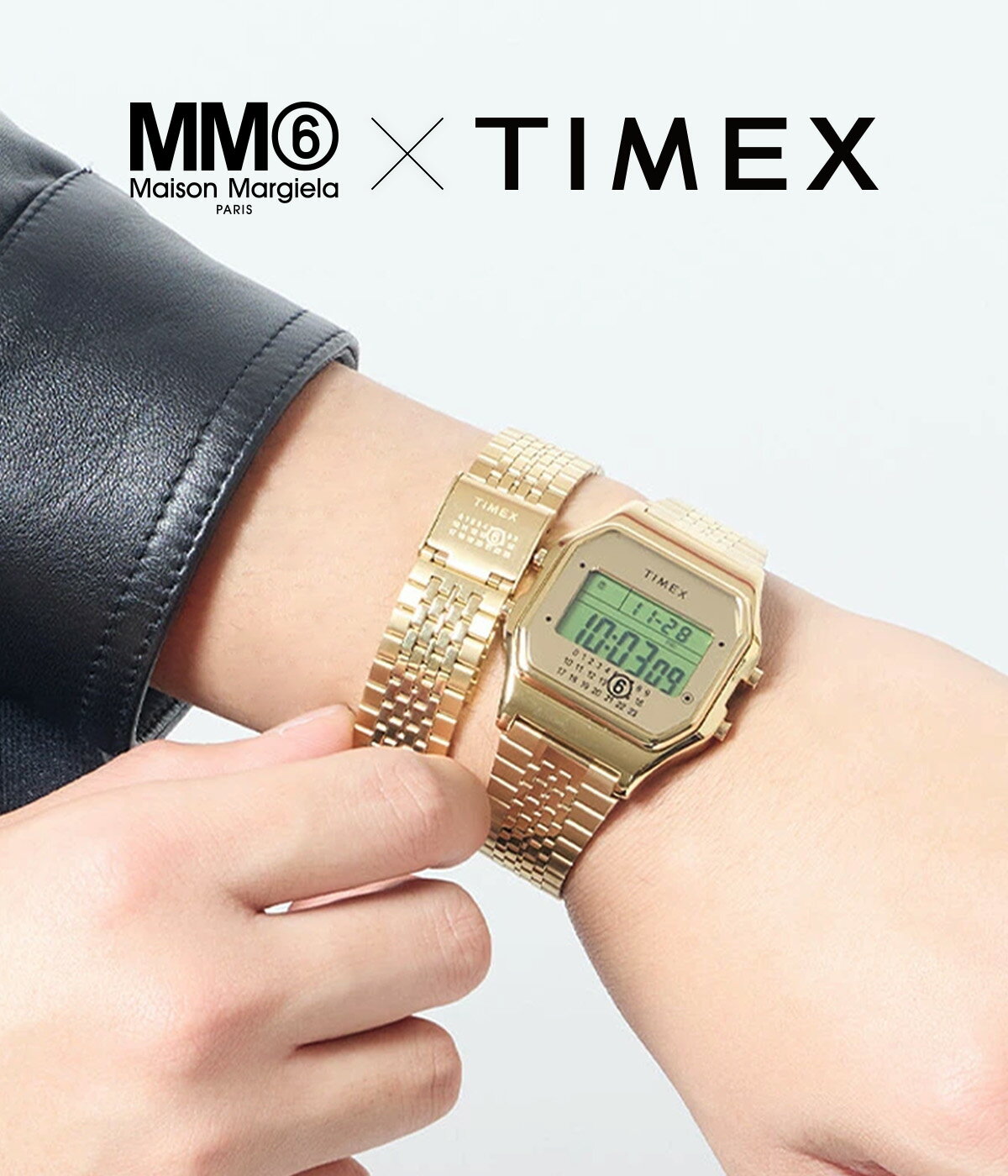 [送料無料]MM6 Maison Margiela : Timex x MM6 T80 Gift Set w/ Extra Bracelet : S33YW0002-M10062[RIP][ANN]
