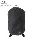 アークテリクス ARC’TERYX / アークテリクス : Granville 16 Backpack : グランヴィル シンプル アウトドア 鞄 バックパック バック リュック メンズ ブラック ジッパーポケット 防水性 ナイロン 旅行 アクティビティ 登山 オールシーズン : L08449200【STD】