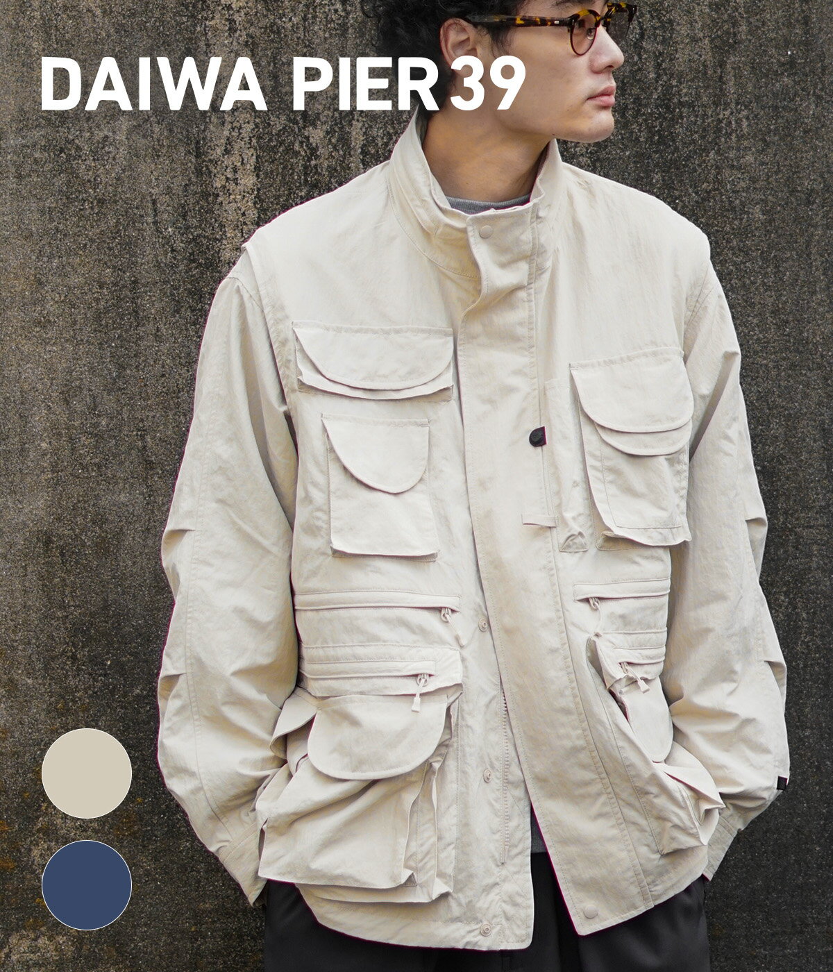 【送料無料】DAIWA PIER39 / ダイワ ピアサーティナイン : TECH 2WAY PERFECT FISHING JACKET / 全2色 : テック 2ウェイ パーフェクト フィッシング ジャケット アウター ジャケット フィッシングジャケット アウトドア : BJ-25023W【PIE】【REA】