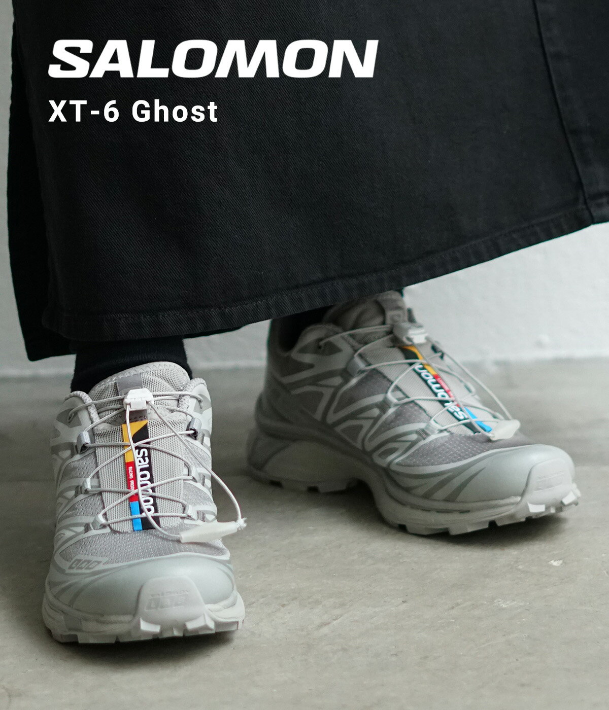 【送料無料】SALOMON SNEAKERS / サロモン スニーカーズ : XT-6 Ghost Gray/Ghost Gray/Gray Flannel : 2024SS サロモン Salomon スニーカー XT-6トレイルランニング クッション性 耐久性 ユニセックス : L47444800【ANN】【REA】