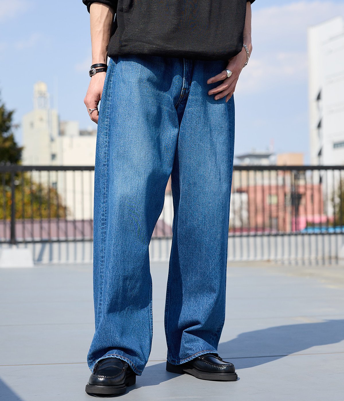 Rakuten - [送料無料]orSlow : 別注 SUPER DAD'S DENIM PANTS : ONLYARK-0-3026[STD][REA][D]