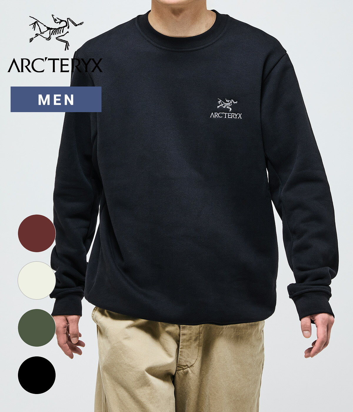 [送料無料] ARC’TERYX : Emblem Fleece Crew M / 全5色 : X000009787[STD]