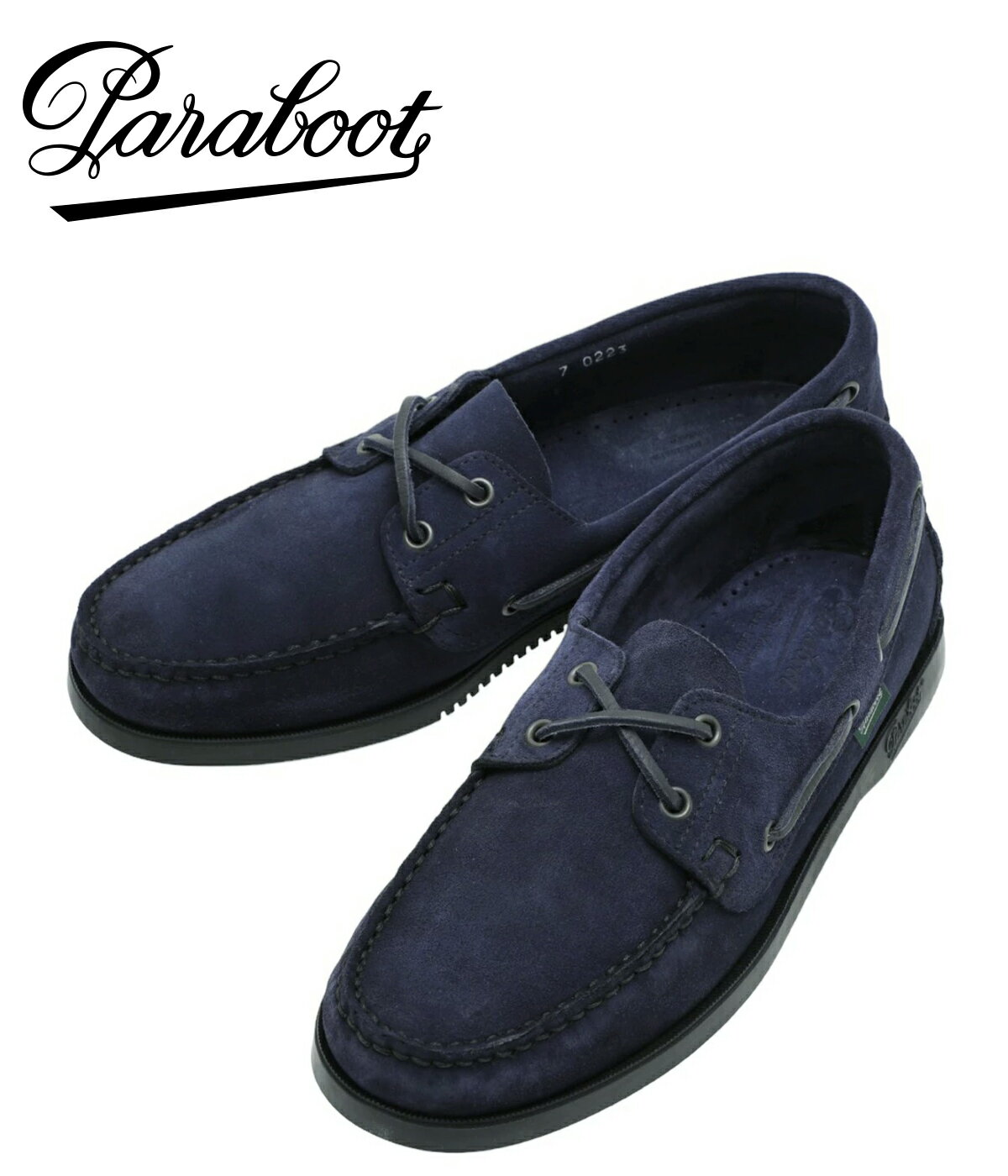 Paraboot / パラブーツ : BARTH : バース シューズ レザーシューズ 靴 スウェード スエード フットウェア ネイビー 革靴 本革 デイリーユース タウンユース オールシーズン 上品 シンプル クラシカル カジュアルファッション メンズ : 780545【MUS】