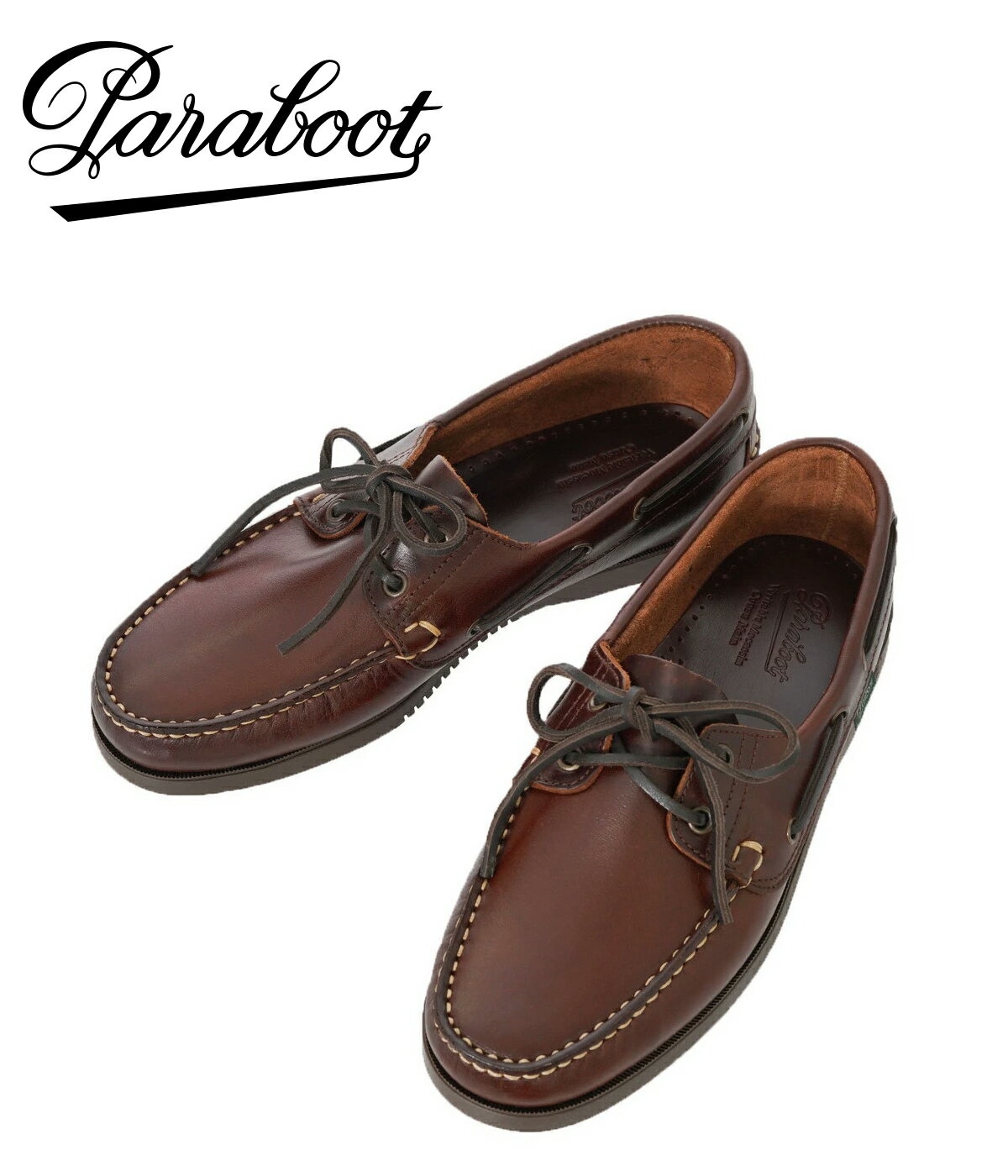 【送料無料】Paraboot / パラブーツ : BARTH : バース デッキシューズ 靴 シューズ カーフ素材 上品 大人 ローファー レザーシューズ 革靴 フランス : 780001【BJB】