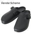 エンダースキーマ サンダル メンズ 【送料無料】Hender Scheme / エンダースキーマ : manual industrial products 24 : マニュアル インダストリアル プロダクツ クロッグ シューズ サンダル レザーサンダル カウレザー 馬革 牛革 本革 メンズ ブラック ナチュラル : mip-24【BJB】