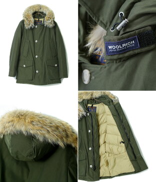 【期間限定送料無料】WOOLRICH / ウールリッチ ： ARCTIC PARKA ML -DARK GREEN- ： ウールリッチ アウター ダウンジャケット アークティック パーカー 定番 秋冬 メンズ ミディアム 正規取り扱い 正規品 メンズ ： WOCPS2393D-bjb 【BJB】