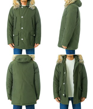 【期間限定送料無料】WOOLRICH / ウールリッチ ： ARCTIC PARKA ML -DARK GREEN- ： ウールリッチ アウター ダウンジャケット アークティック パーカー 定番 秋冬 メンズ ミディアム 正規取り扱い 正規品 メンズ ： WOCPS2393D-bjb 【BJB】