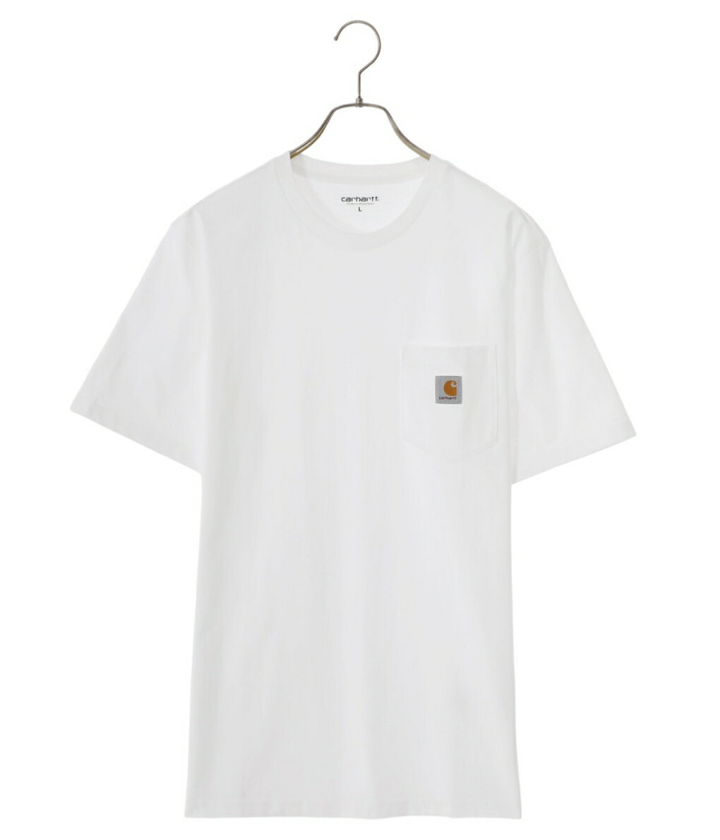 Carhartt WIP / カーハート ワークインプログレス : S/S POCKET T-SHIRT / 全2色 : ブラック ホワイト カットソー 定番 レギュラ コットン ボディ シンプル シンボリック レギュラーフィット ジャージー アクセント : I030434【REA】【コンパクト】