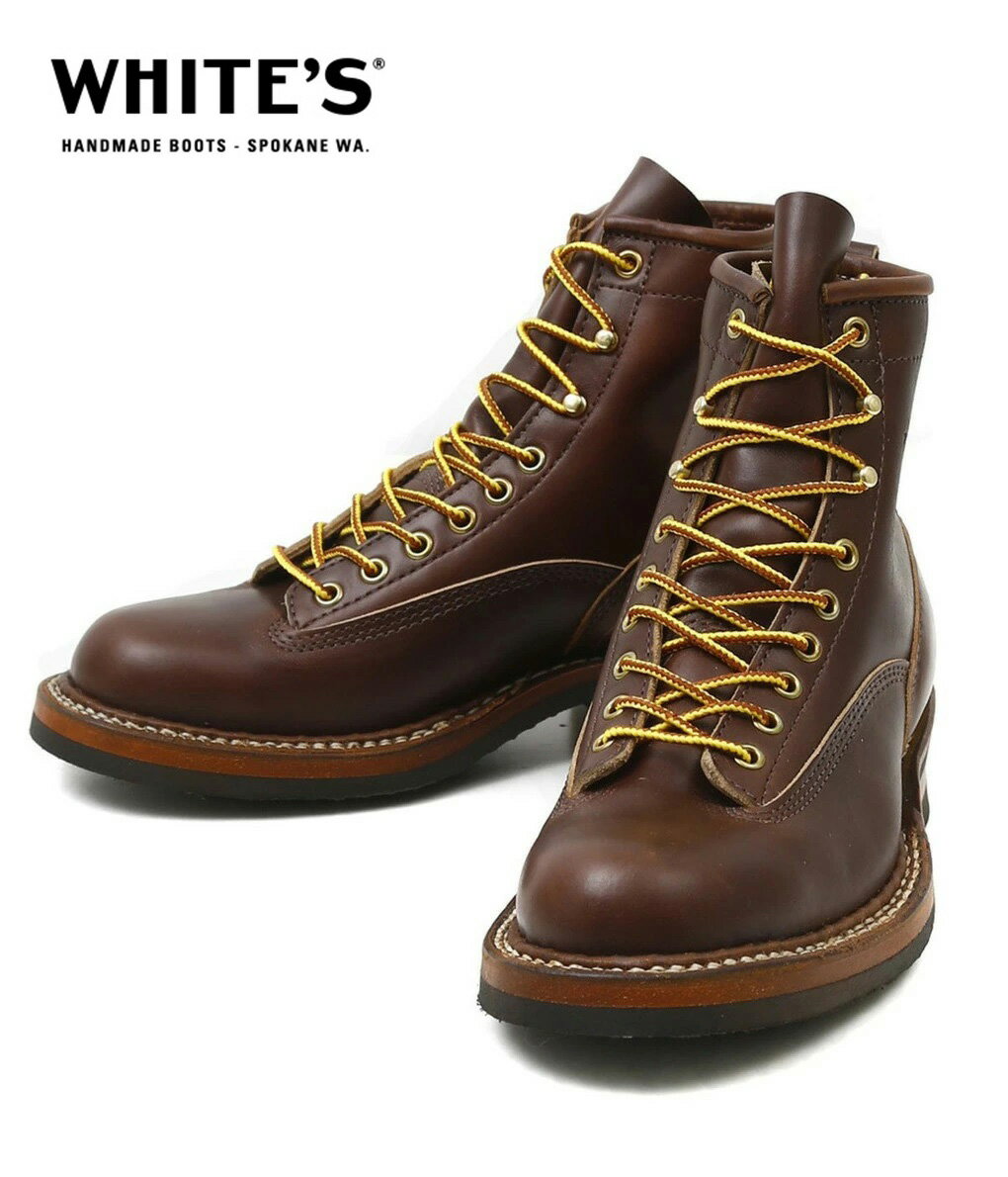 【送料無料】Whites Boots / ホワイツブーツ : SMOKE JUMPER 6Ltt : レザー ブーツ シューズ 靴 ワークブーツ レザーシューズ 本革 カジュアル シンプル タウンユース デイリーユース スモークジャンパー オールシーズン 経年変化 : 350CL-DSBR 【WIS】【SD】