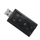 ボタン付きドライブ不要 USB 外付けサウンドカード 7.1+D11:D24 チャンネル コンピュータステレオミキシングサウンドカード コンピュータアクセサリ...