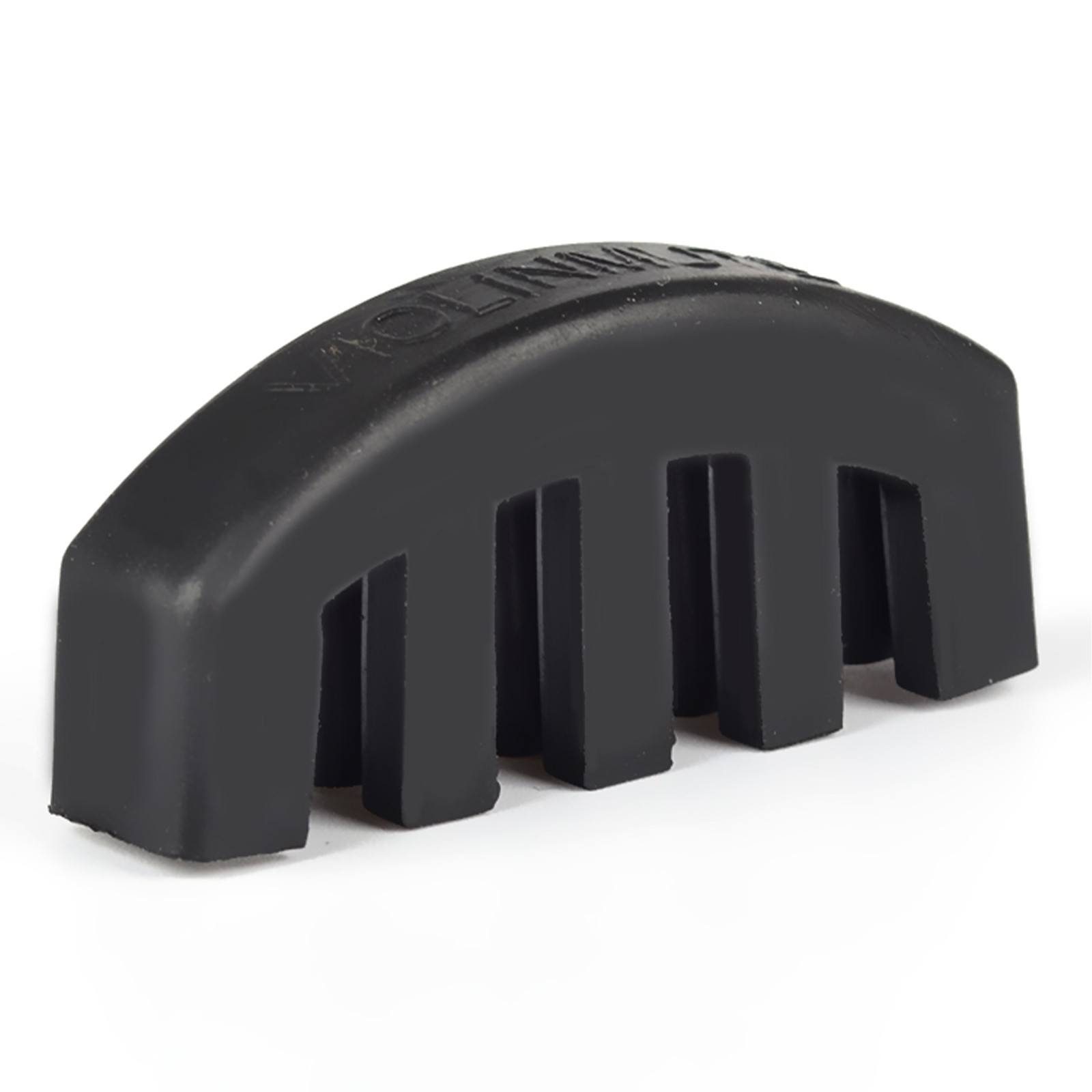 バイオリン ミュート 消音器 弱音器 4/4 ゴム製 軽量 小型 携帯便利 夜間でも練習対応可能 傷を付けない サイレント 持ち運び便利（ブラック）