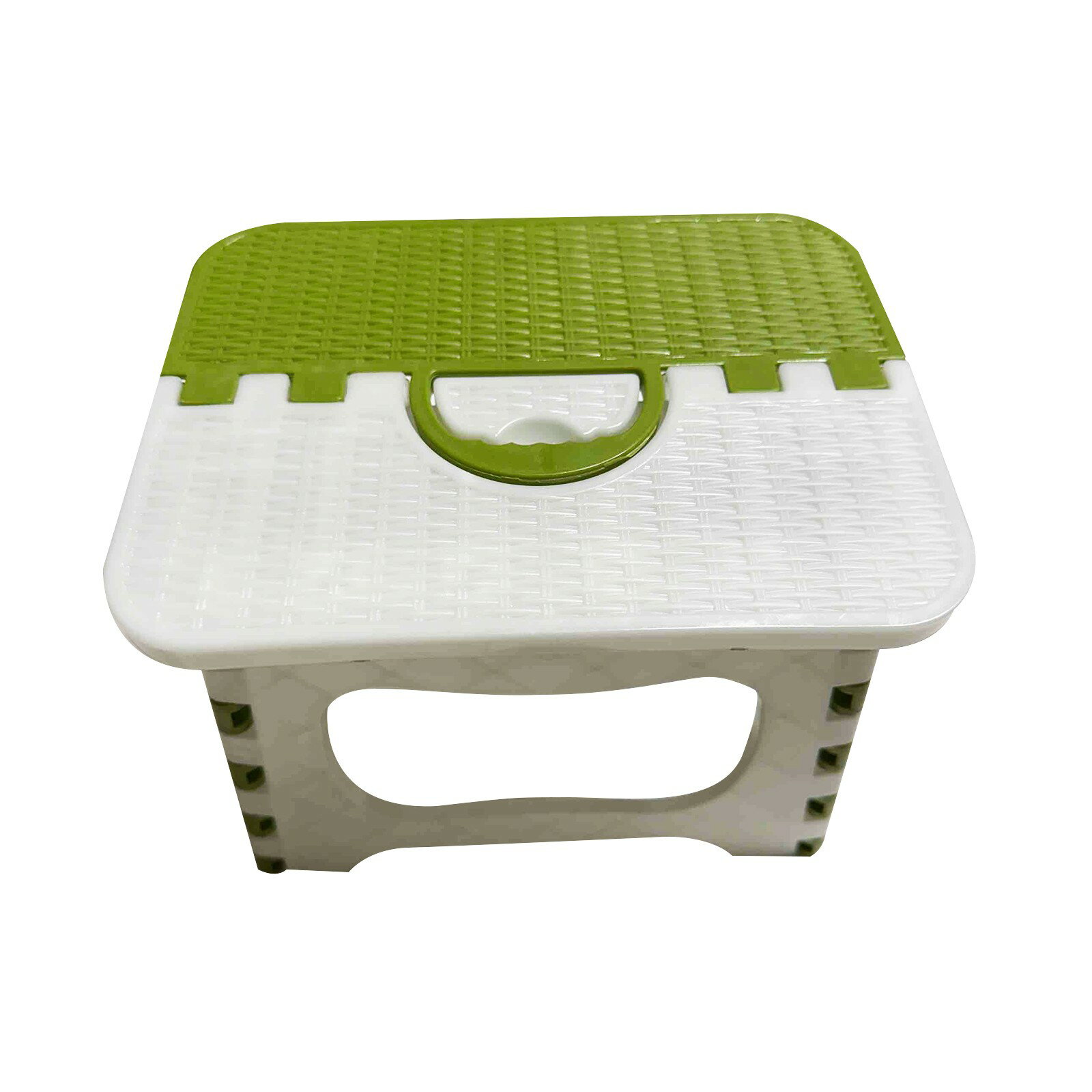 折りたたみ椅子 子供用椅子 アウトドアチェア 踏み台 釣り キャンプチェア ポータブル 持ち運び可能 スツール アウトドア用品（グリーン＋ホワイト）
