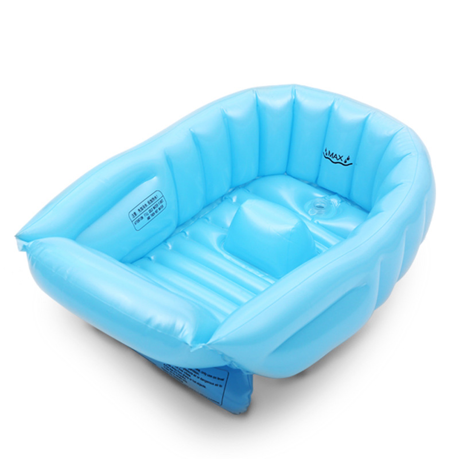 ベビーバス 浴槽 ベビー入浴用品 赤ちゃん 子供用風呂 折りたたみ式 軽量 収納簡単 滑り止め 旅行 (ブルー)