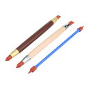 雕刻ナイフ スクレーパー ゴムペン 粘土 陶器 彫刻 ダブルヘッド 粘土ツール 美術用品 3本セット