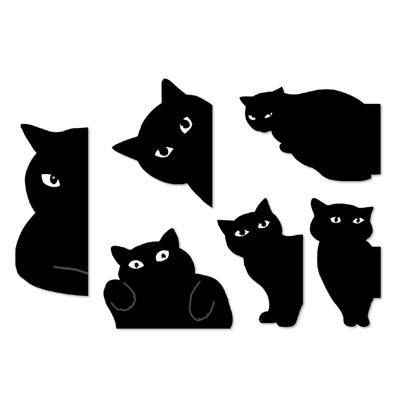 ブックマーク マグネットブック しおり 勉強 グッズ 創意磁気ブックマーク 黒猫デザイン 文房具 マグネットブックマーカー 学生 文芸風 折りたたみ式 読書クリ...