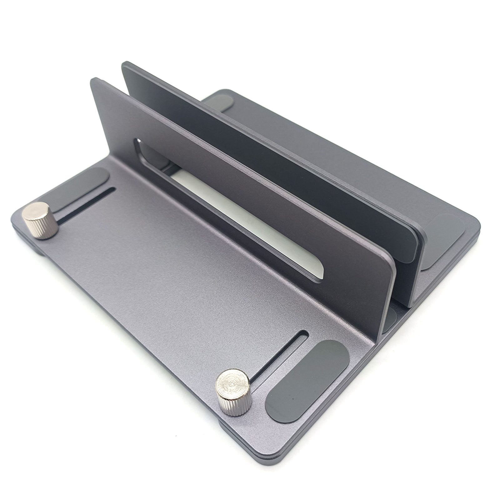 ノートパソコンスタンド パソコンスタンド ノートパソコンスタンド 縦置き pcスタンド 縦置き 幅調整可能 13〜44mm対応 収納スタンド タブレット スマホ ホルダー デスク整理 滑り止め シリコン保護