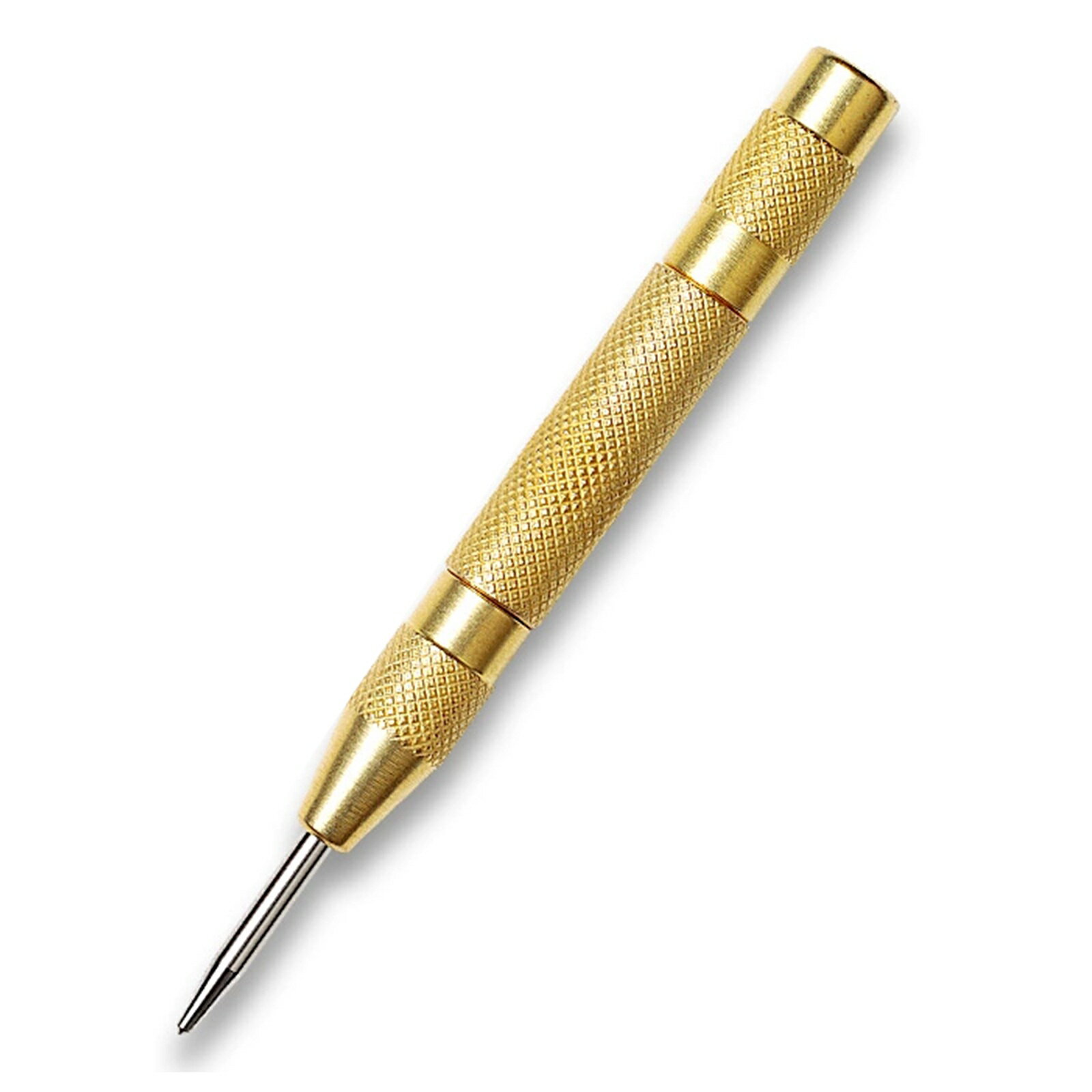 センターポンチ ポンチ オートポンチ 自動センターポンチ 強力スプリング式 高硬度 鋼製 工具 打ち込み..