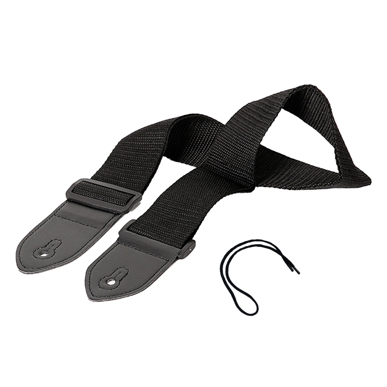 ギターストラップ エレキギター ストラップ ギターストラップ 加厚 幅広 木製ギター/エレキギター用 肩の負担軽減 ポリエステル製 調整可能 PUレザーエンド付き 軽量 携帯便利