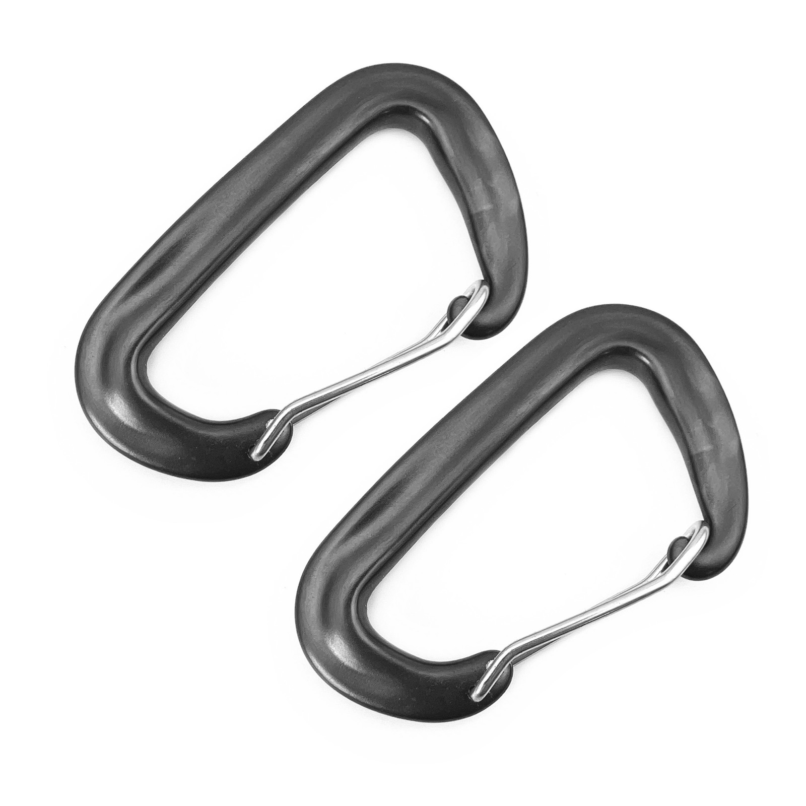 【2個入り】カラビナ 登山用品 キーホルダー カラビナ カラビナ おしゃれ カラビナ 登山 D型 アルミ合金製 軽量 耐久性 抜群 防錆 スプリングフック キャンプ 登山 釣り アウトドア