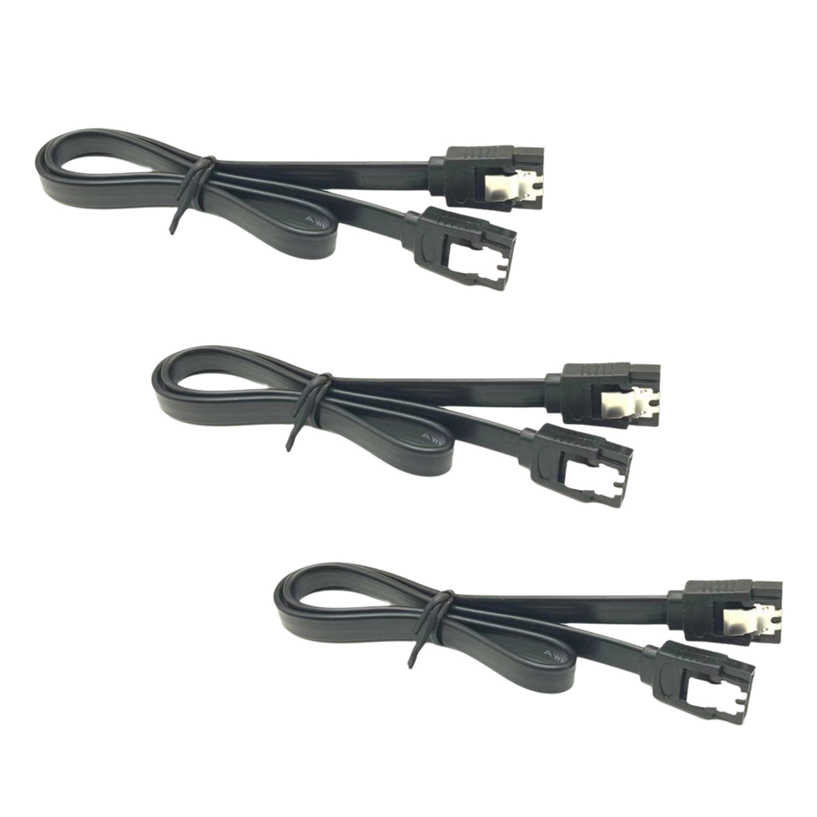 【3個入り】sata 電源ケーブル sataケーブル ssd sata SATA3.0 6Gbps対応 8芯銅柔性SATAケーブル 高速データ転送 耐久PVC素材 SSD/HDD用