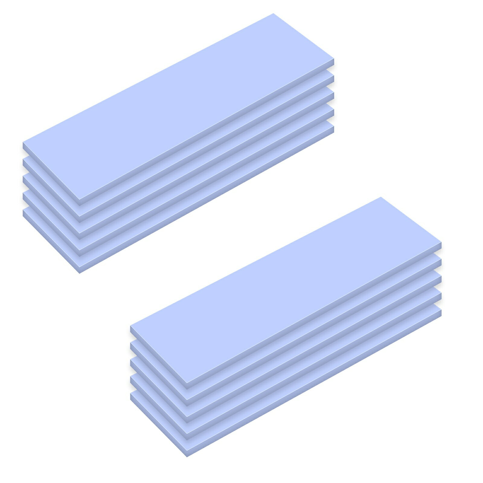 【10 枚入り】ssd ヒートシンク サーマルパッド 放熱シート m.2 ヒートシンク 高導熱シリコンパッド 反..