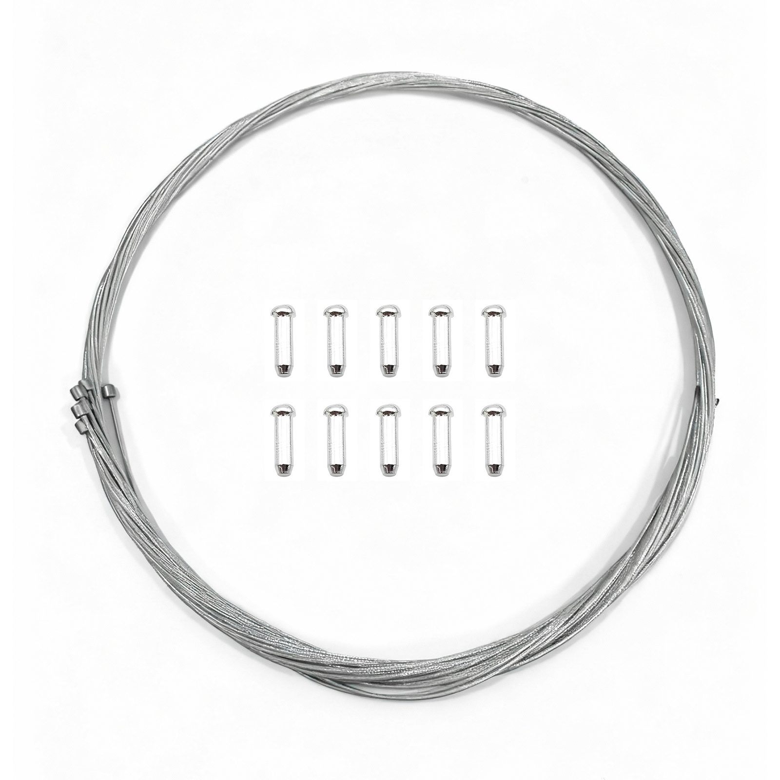 【16 個入り】自転車用シフトワイヤー 自転車 パーツ 自転車 ブレーキワイヤー 変速ワイヤー セット｜..