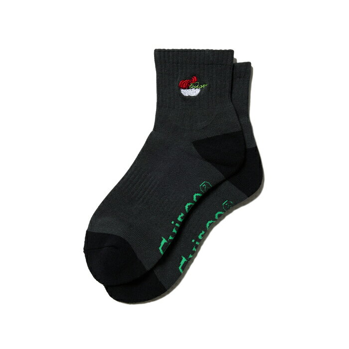 【ソックス/ スケートボード】【送料無料】EVISEN SKATEBOARDS (エビセン・スケートボード) SUSHI ANKLE SOCKS / BLACK